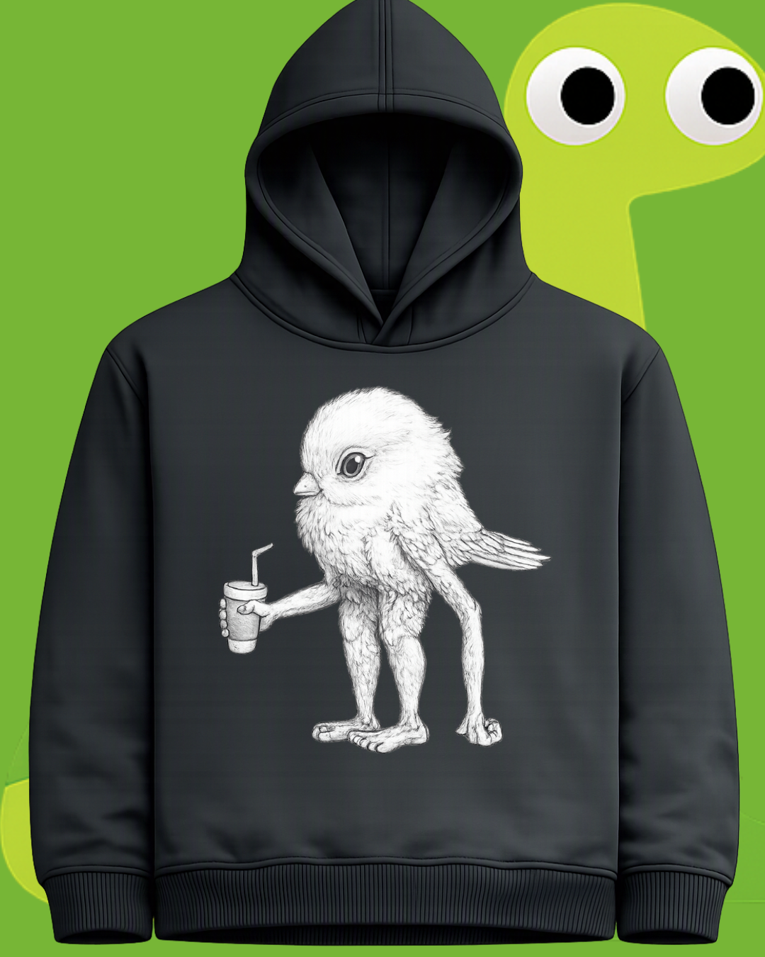Bird With Legs | Pullover 360 GSM Heavyweight Fleece Cotton