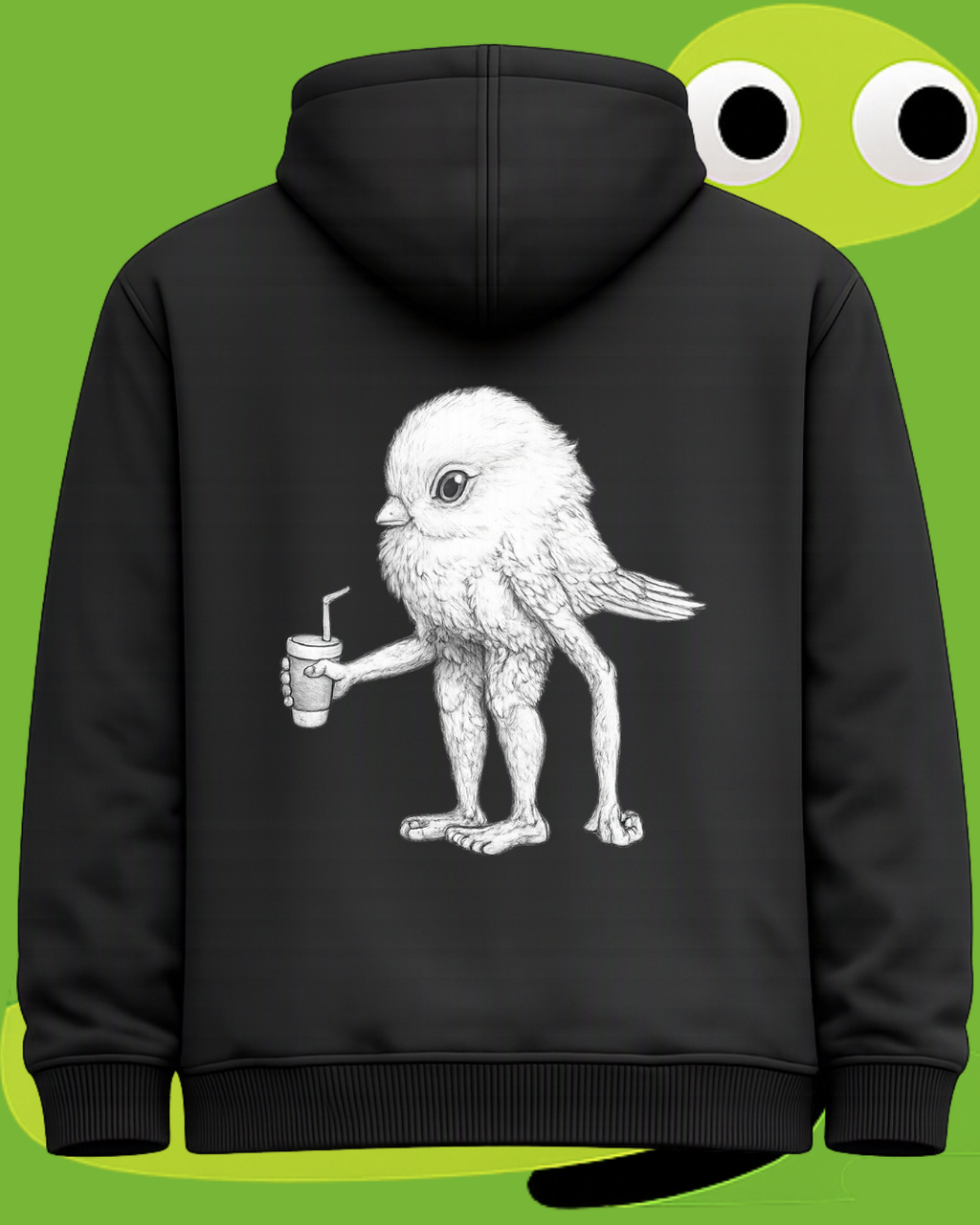 Bird With Legs | Pullover 360 GSM Heavyweight Fleece Cotton