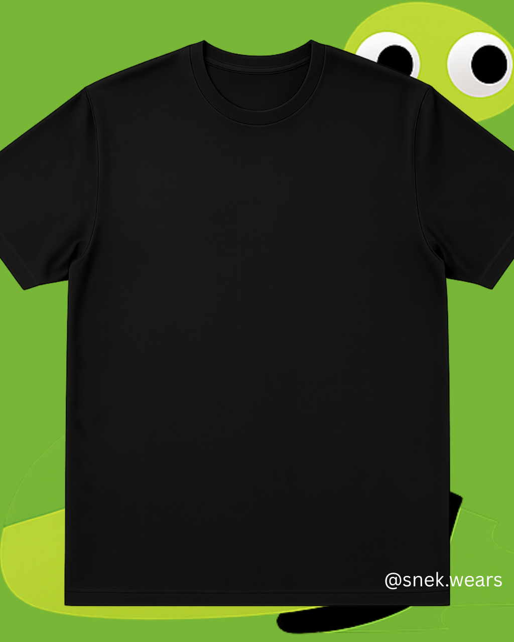 Black Plain Tshirt