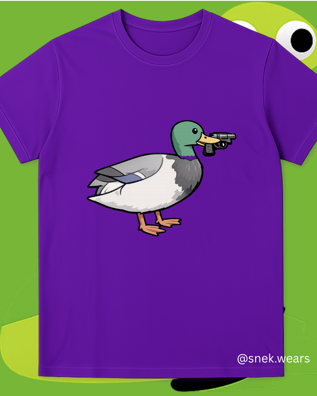 Duck Gun Printed Tshirt