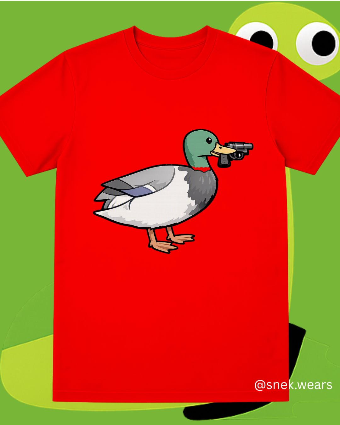 Duck Gun Printed Tshirt