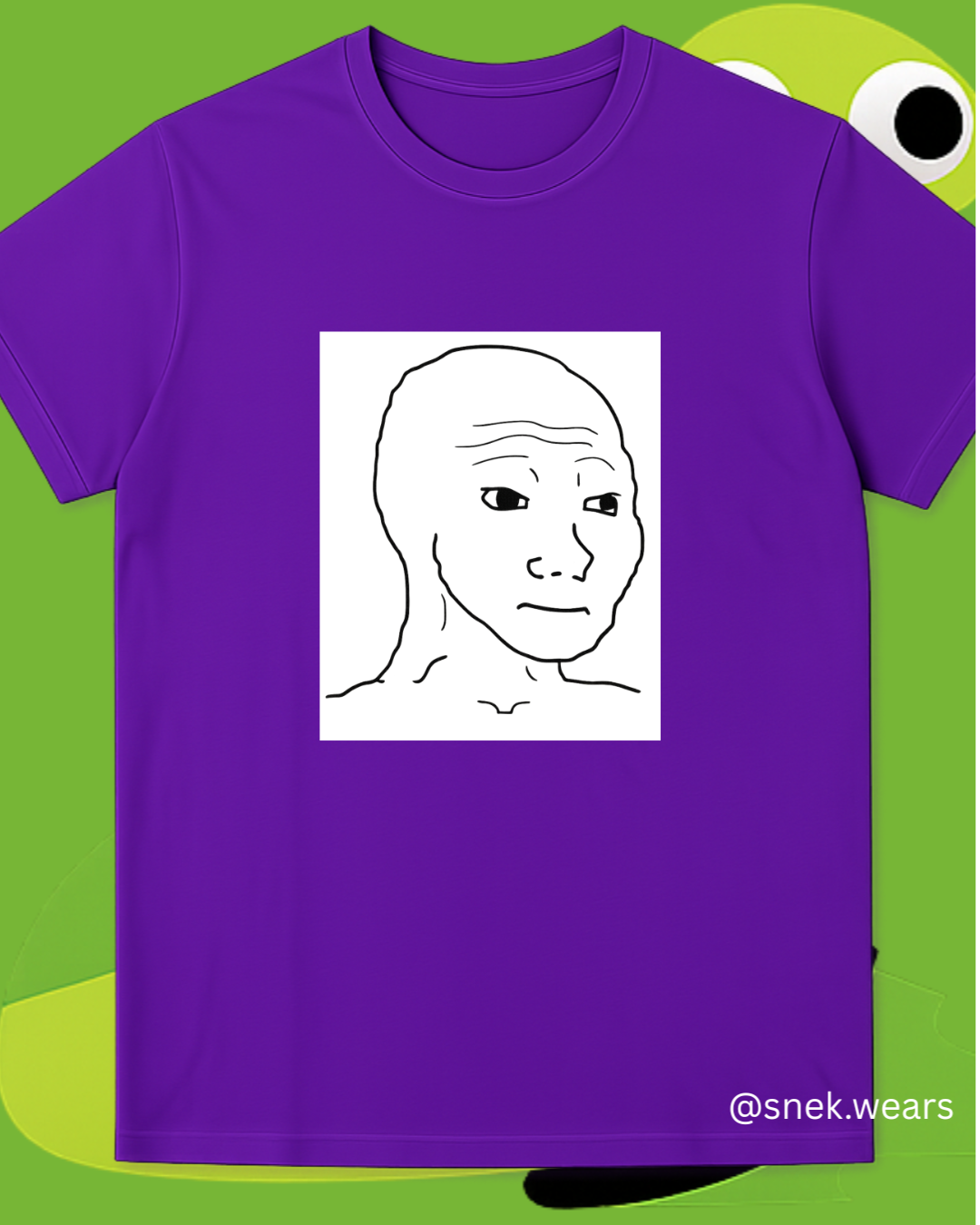 Feels Face Printed Tshirt