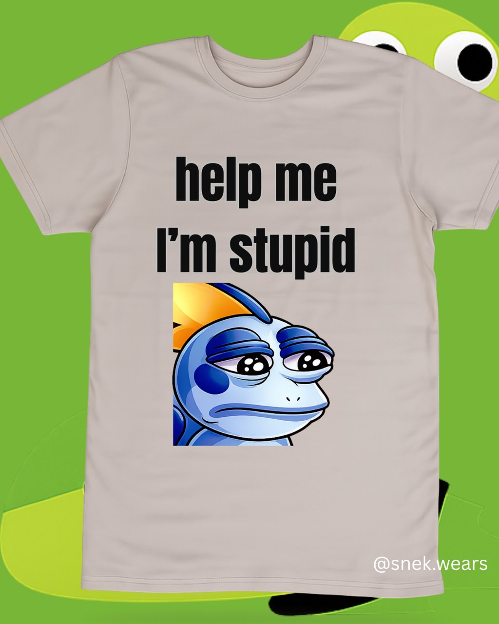 Help Me I'm Stupid Printed Tshirt
