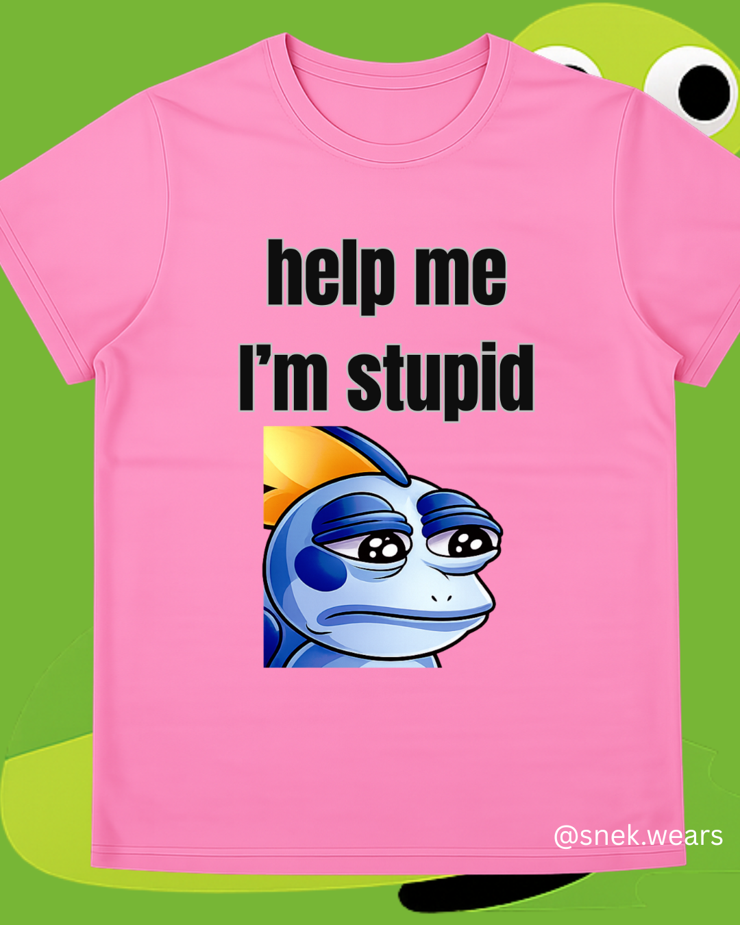 Help Me I'm Stupid Printed Tshirt