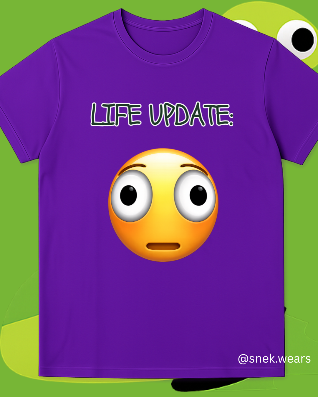 Life Update O.O Printed Tshirt