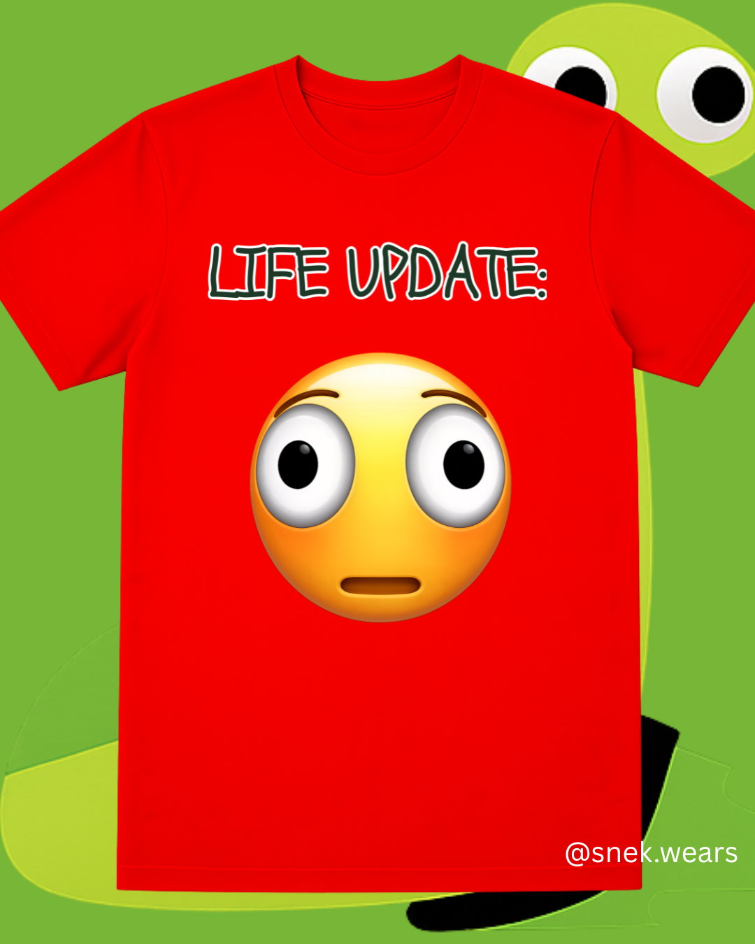 Life Update O.O Printed Tshirt
