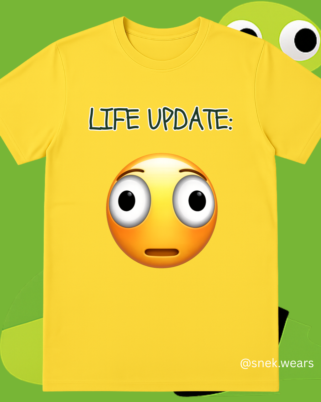 Life Update O.O Printed Tshirt