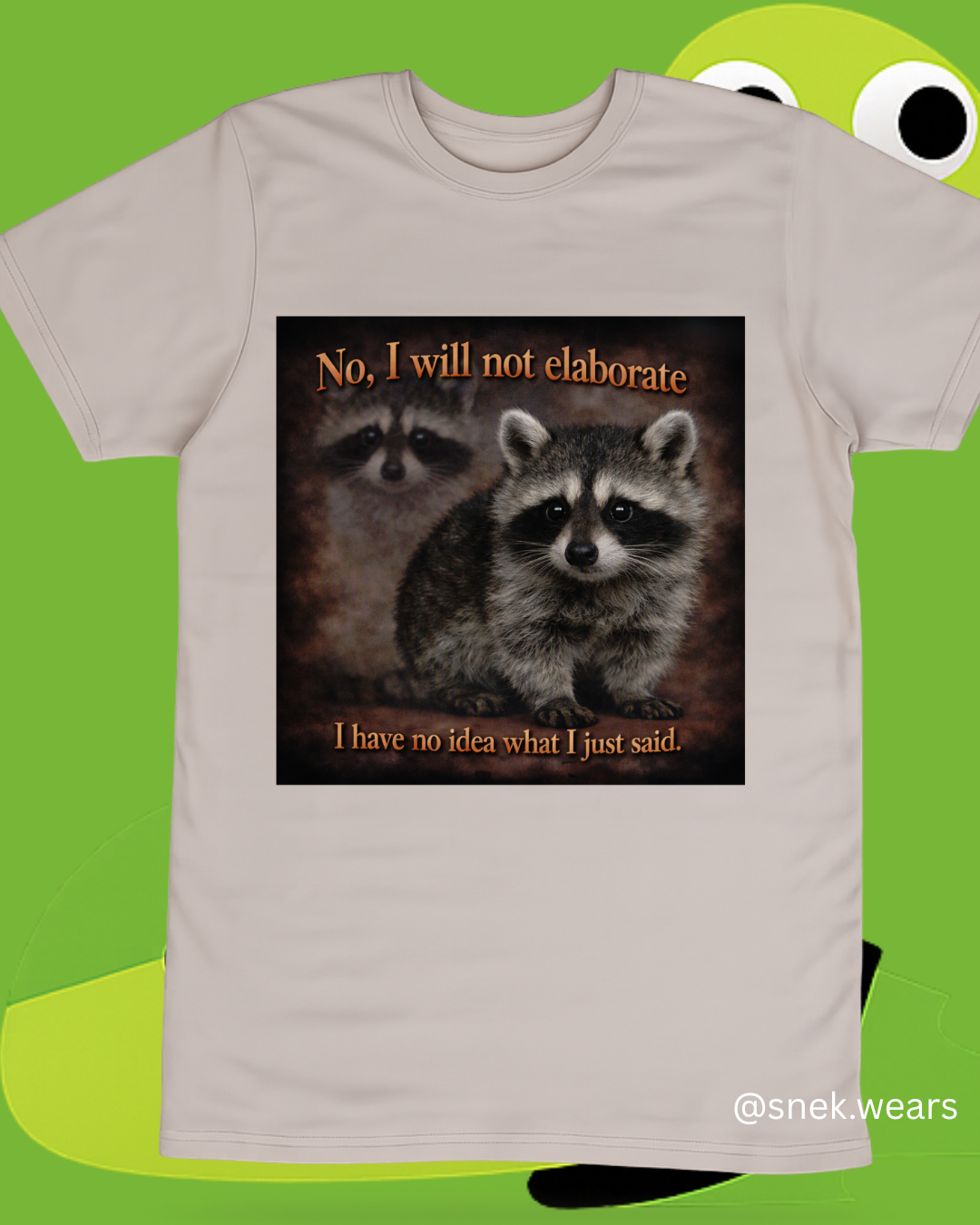 Not Elaborate Printed Tshirt