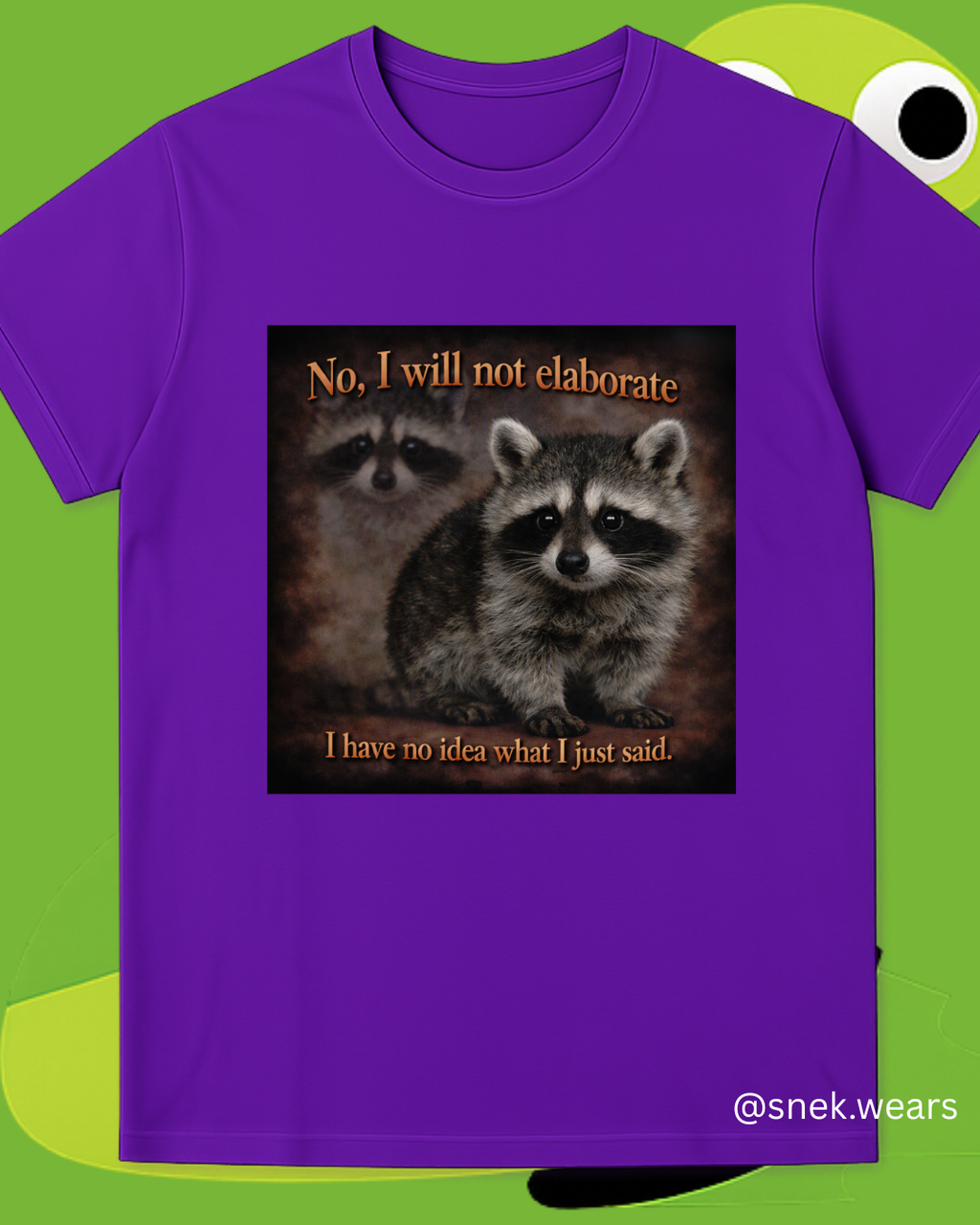Not Elaborate Printed Tshirt