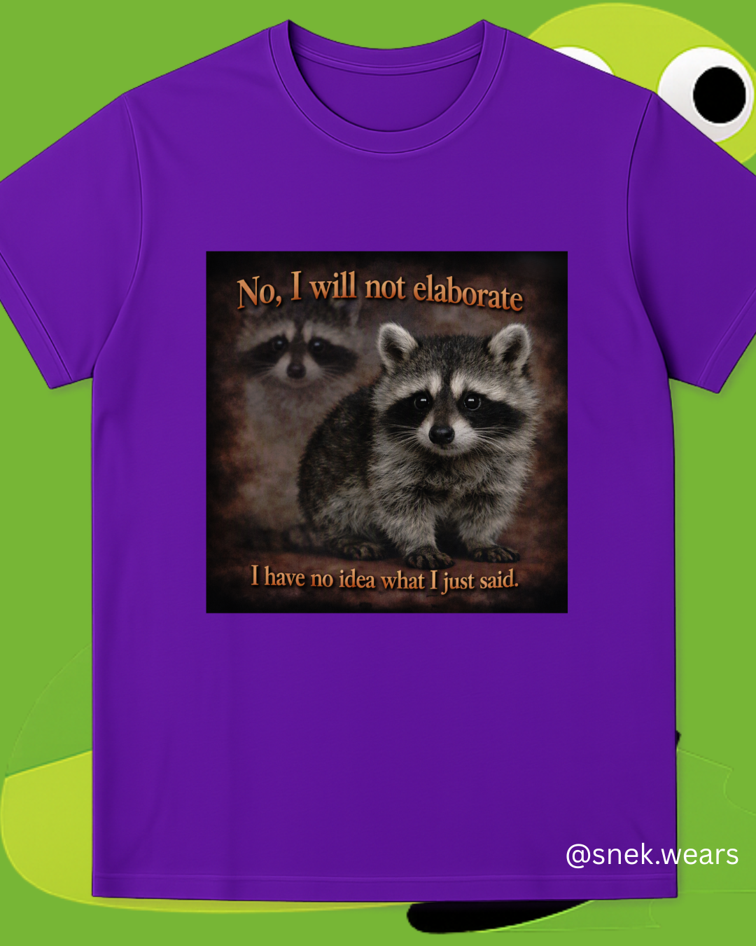 Not Elaborate Printed Tshirt
