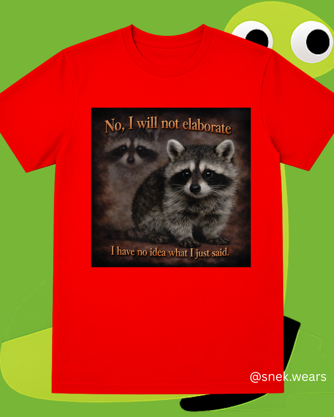 Not Elaborate Printed Tshirt