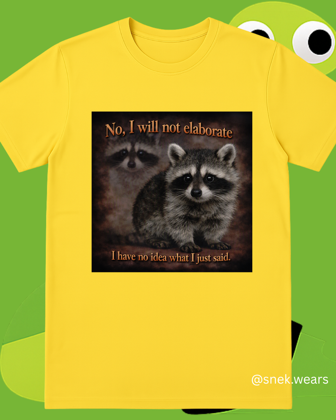 Not Elaborate Printed Tshirt