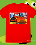 Push Everything Away Printed Tshirt