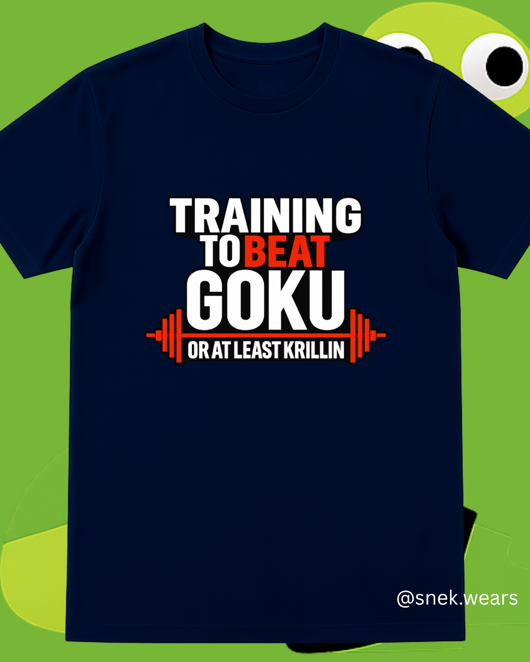 Training to Beat Goku Printed Tshirt
