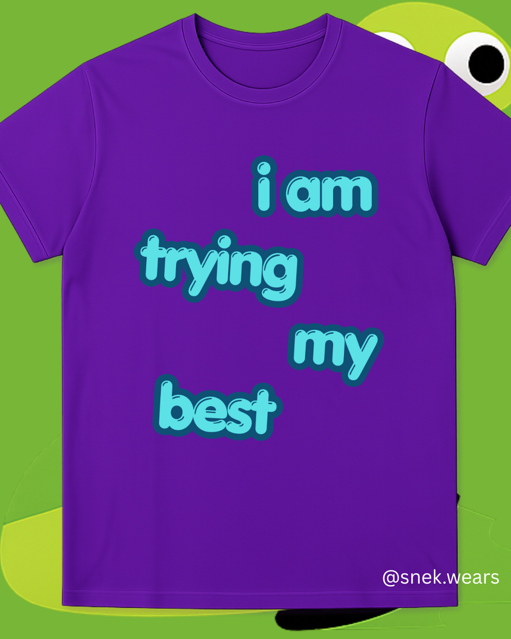I Am Trying My Best Printed Tshirt