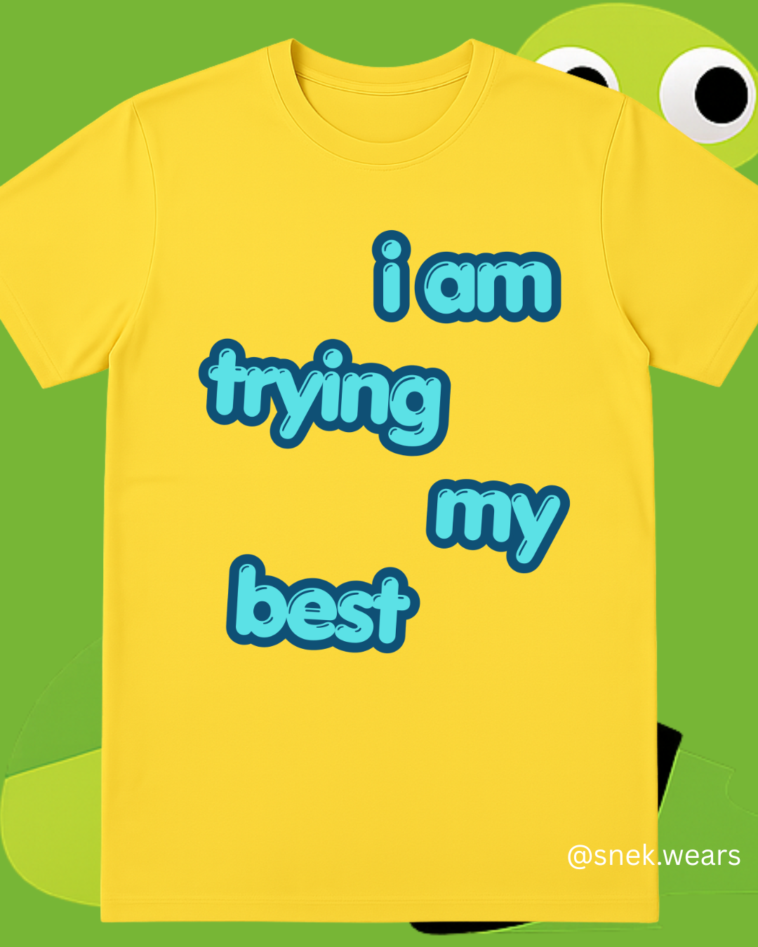 I Am Trying My Best Printed Tshirt