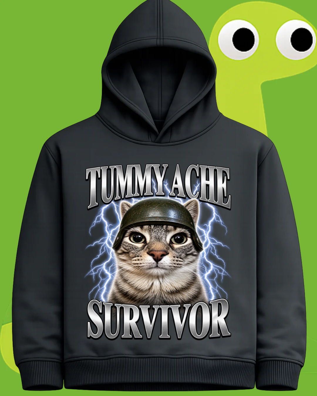 Tummy Ache Survivor | Pullover 360 GSM Heavyweight Fleece Cotton