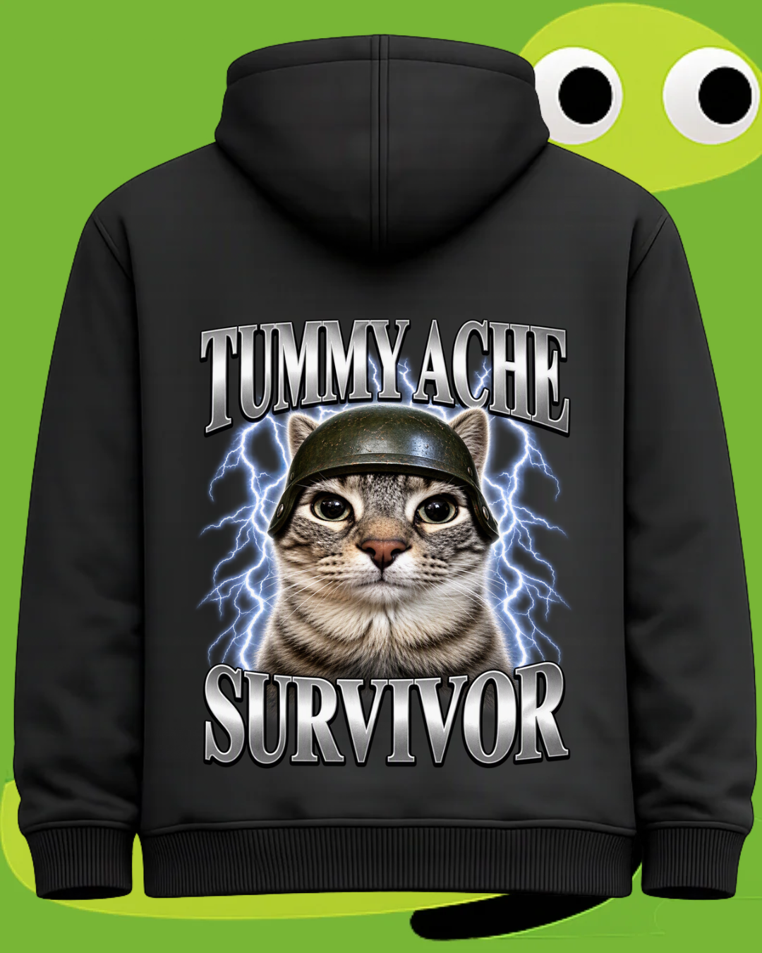 Tummy Ache Survivor | Pullover 360 GSM Heavyweight Fleece Cotton