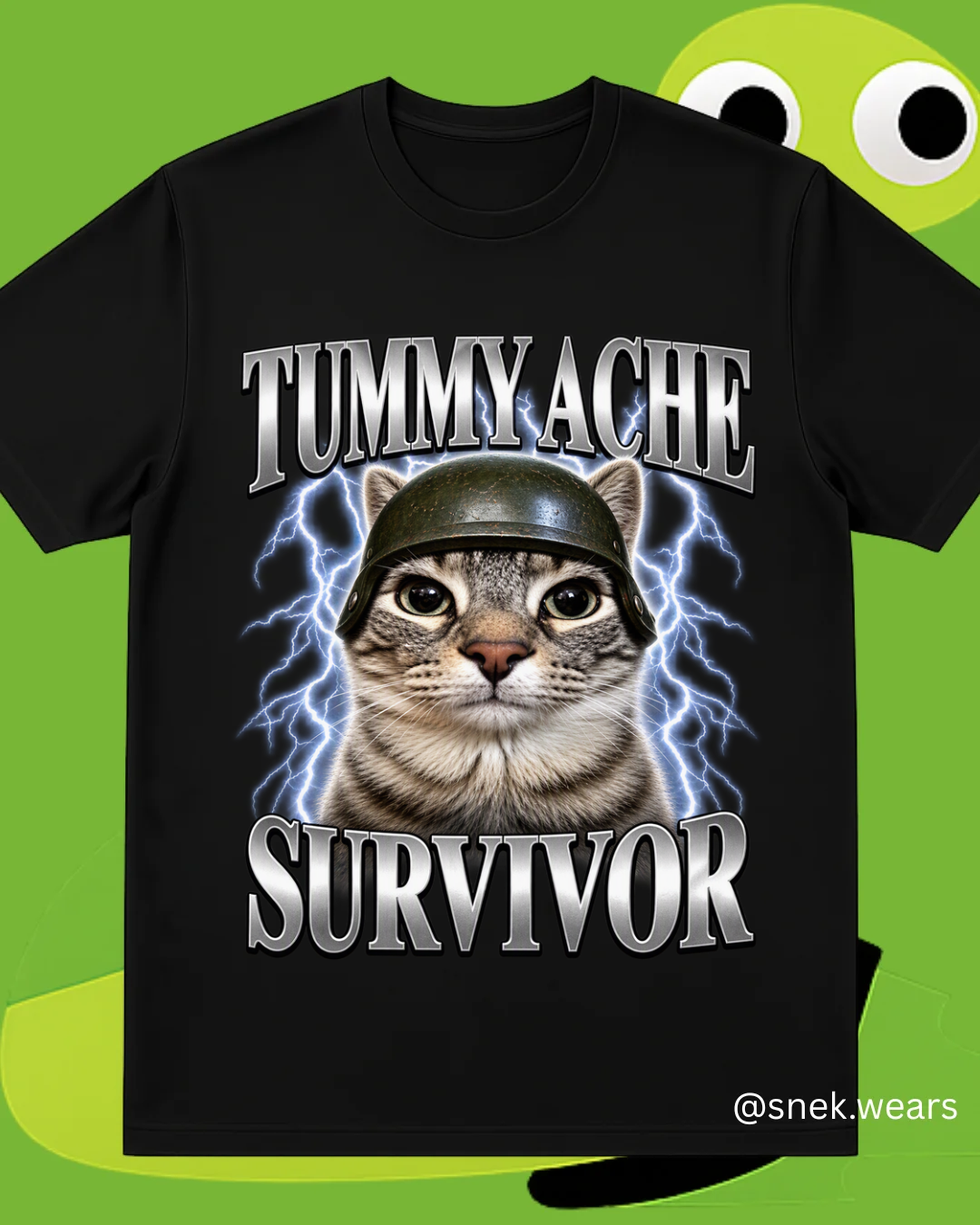 Tummy Ache Survivor - Printed Tshirt