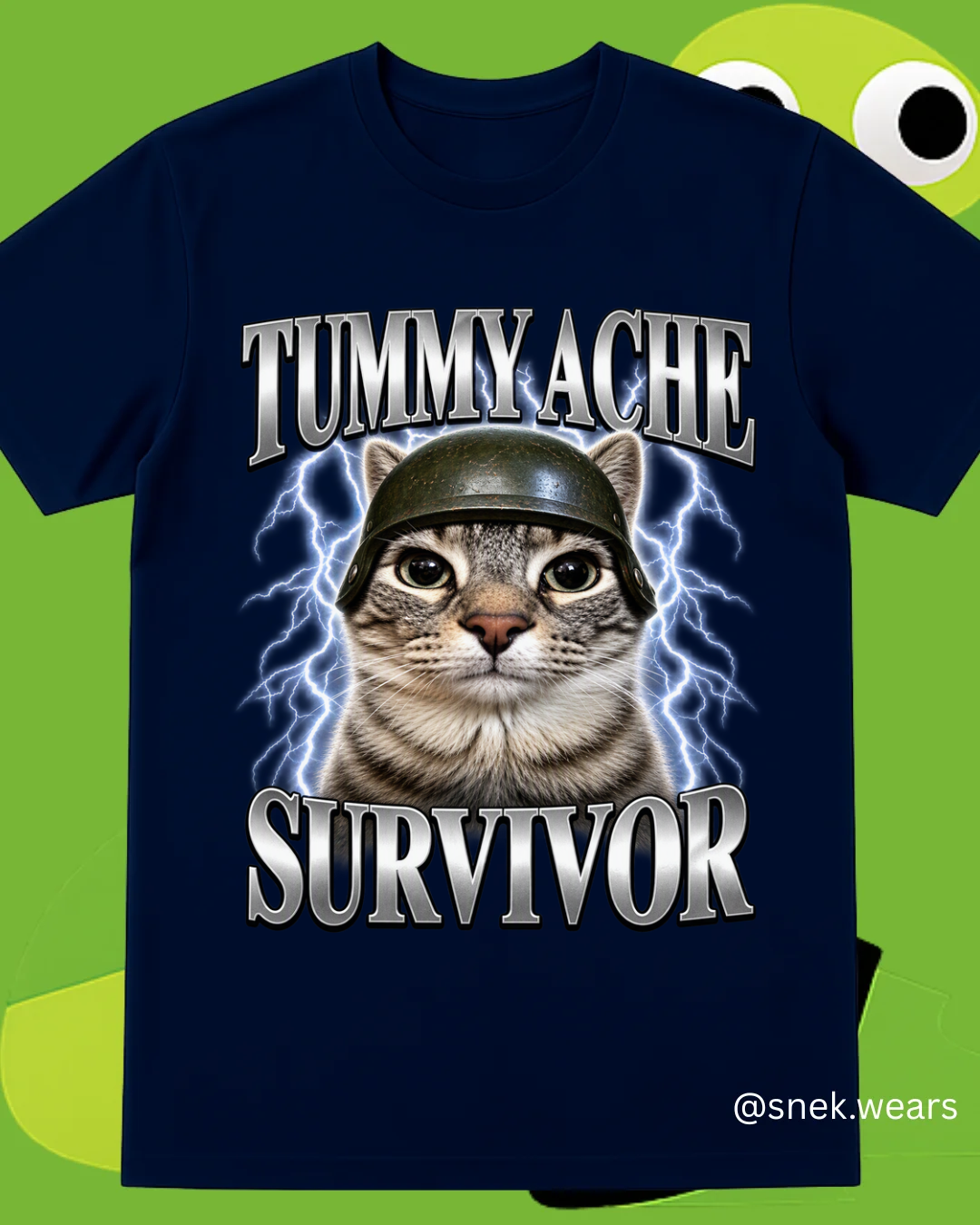 Tummy Ache Survivor - Printed Tshirt