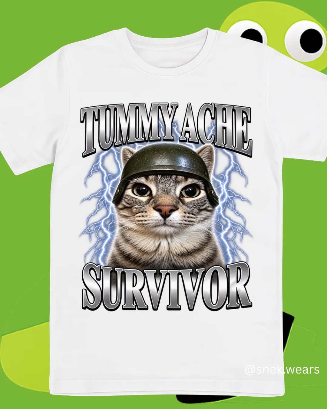 Tummy Ache Survivor - Printed Tshirt