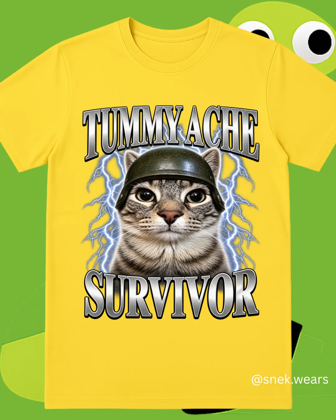 Tummy Ache Survivor - Printed Tshirt