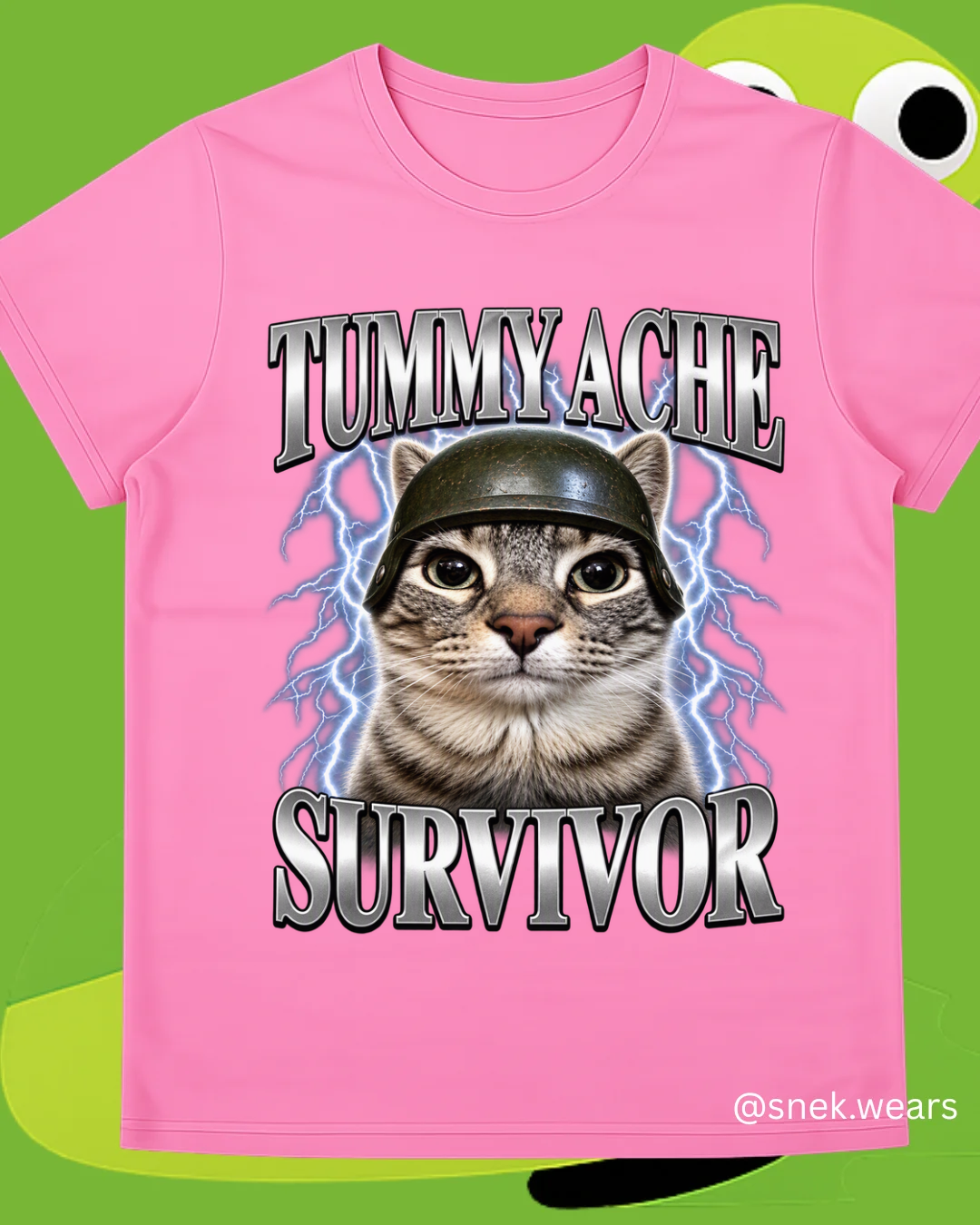 Tummy Ache Survivor - Printed Tshirt