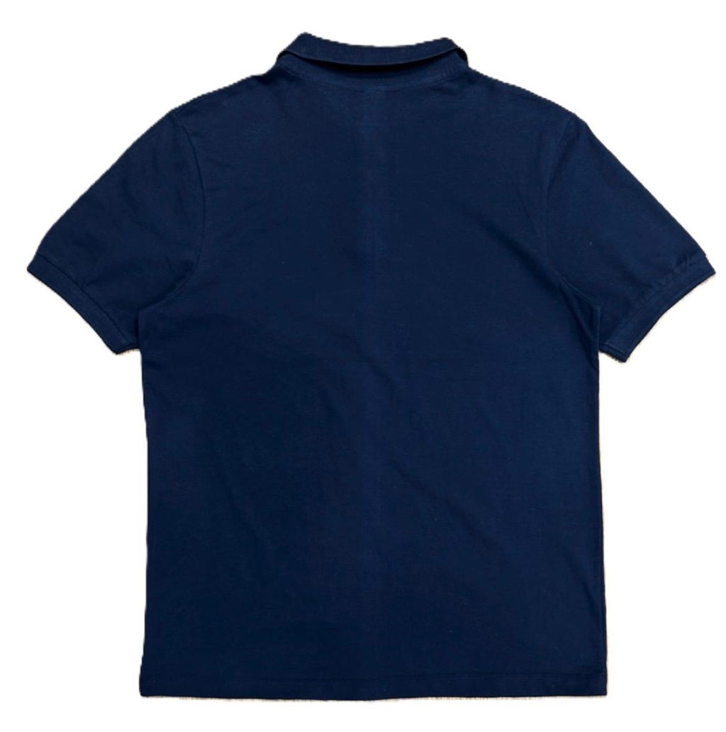 Navy Blue 100% Cotton Pique Polo Shirt – 180 GSM