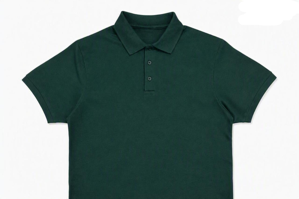 Green 100% Cotton Jersey Polo Shirt 180 GSM | Snek Wears