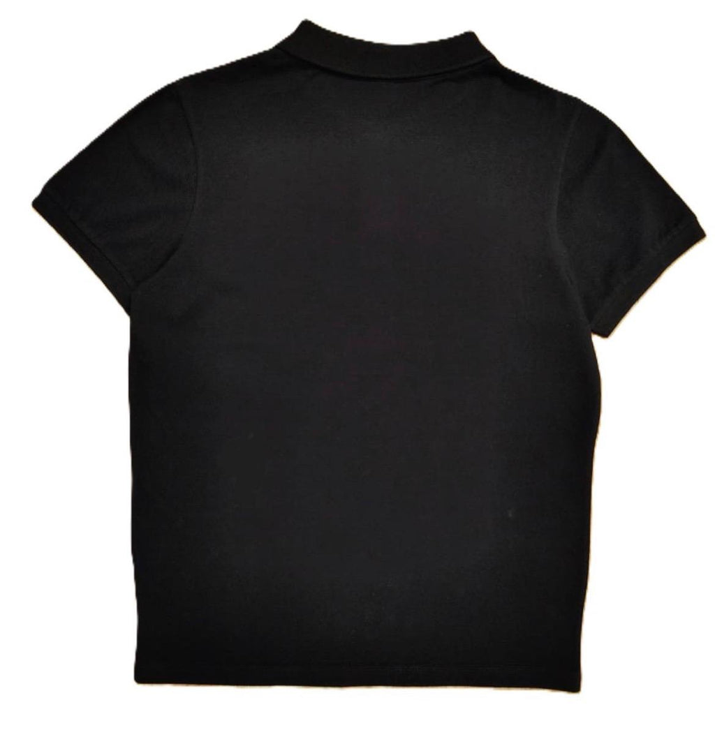 Black 100% Cotton Pique Polo Shirt – 180 GSM