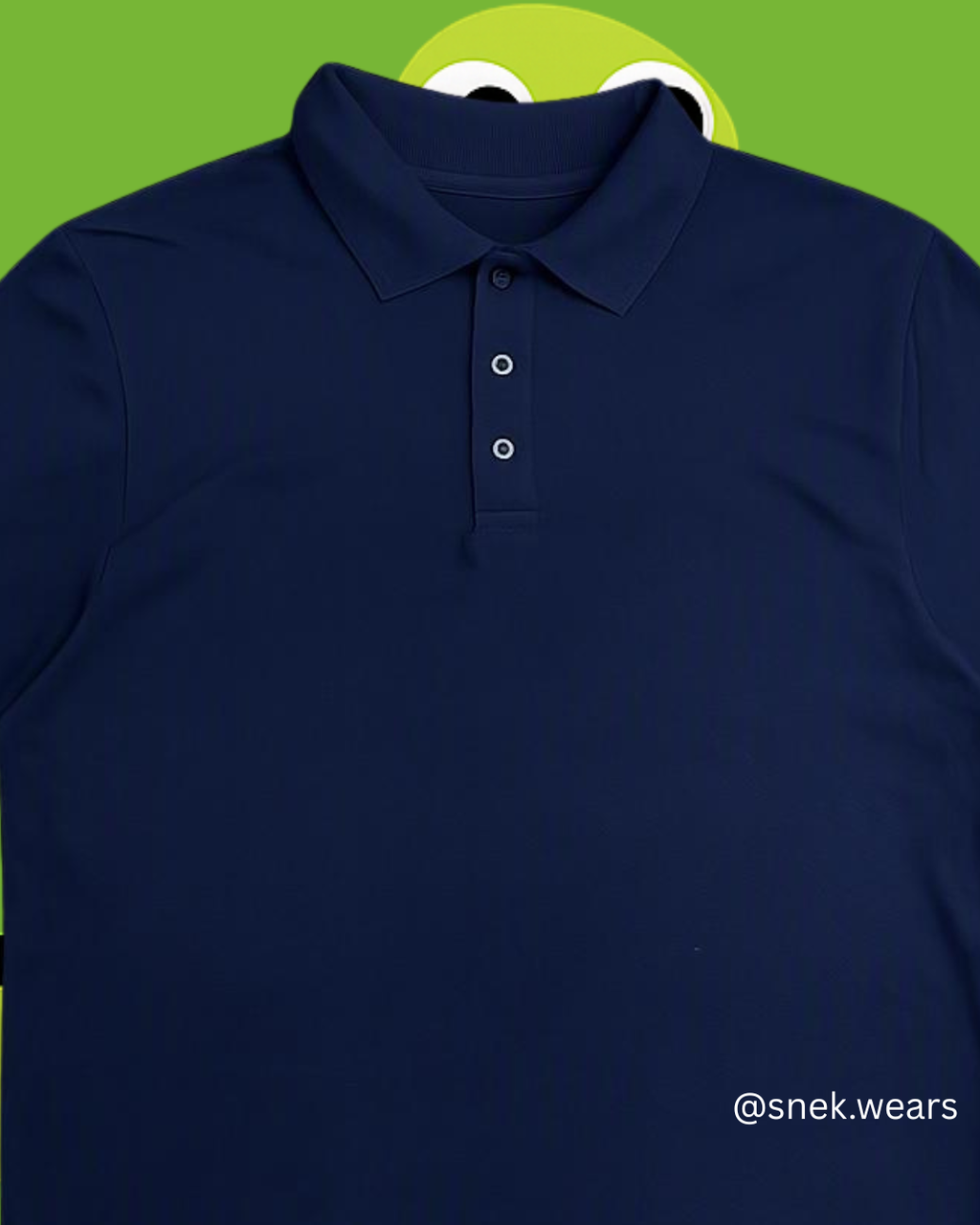 Navy Blue 100% Cotton Pique Polo Shirt – 180 GSM